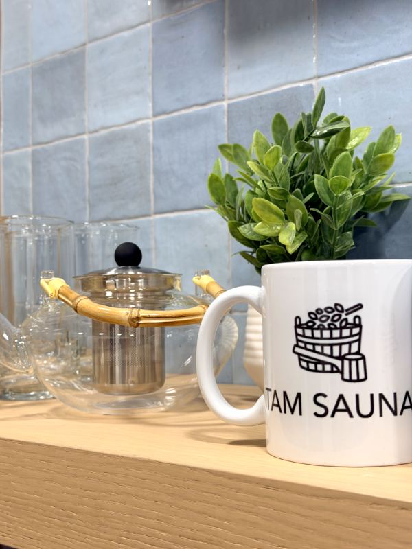 Tea and a Tam Sauna mug