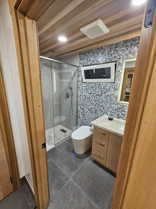 Private bathroom with shower